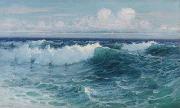 Lionel Walden Breaking Waves Sweden oil painting artist